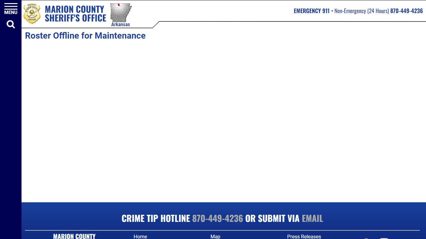 Inmate Roster - Marion County Sheriff AR